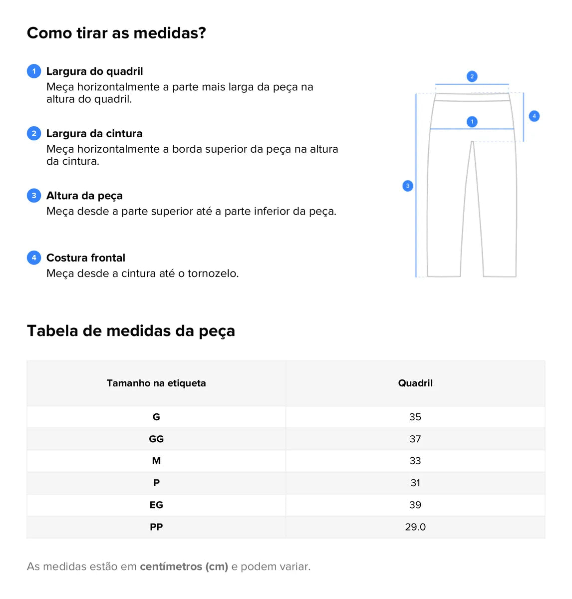 Calça Legging Modeladora - Preta